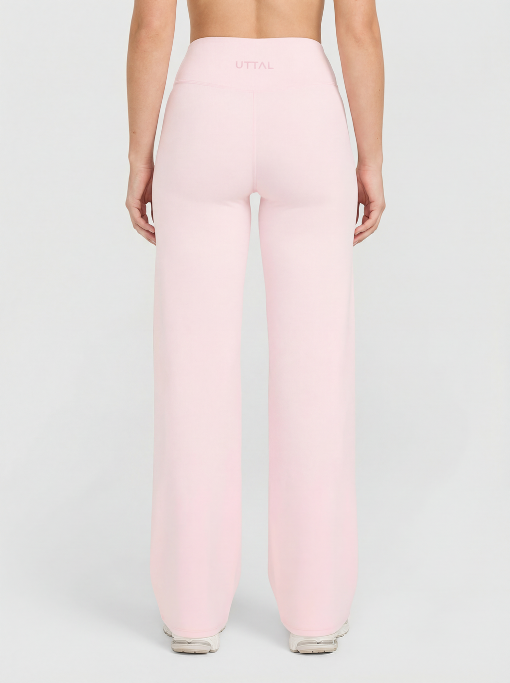 Uttal Straight Wide-Leggings - Pink