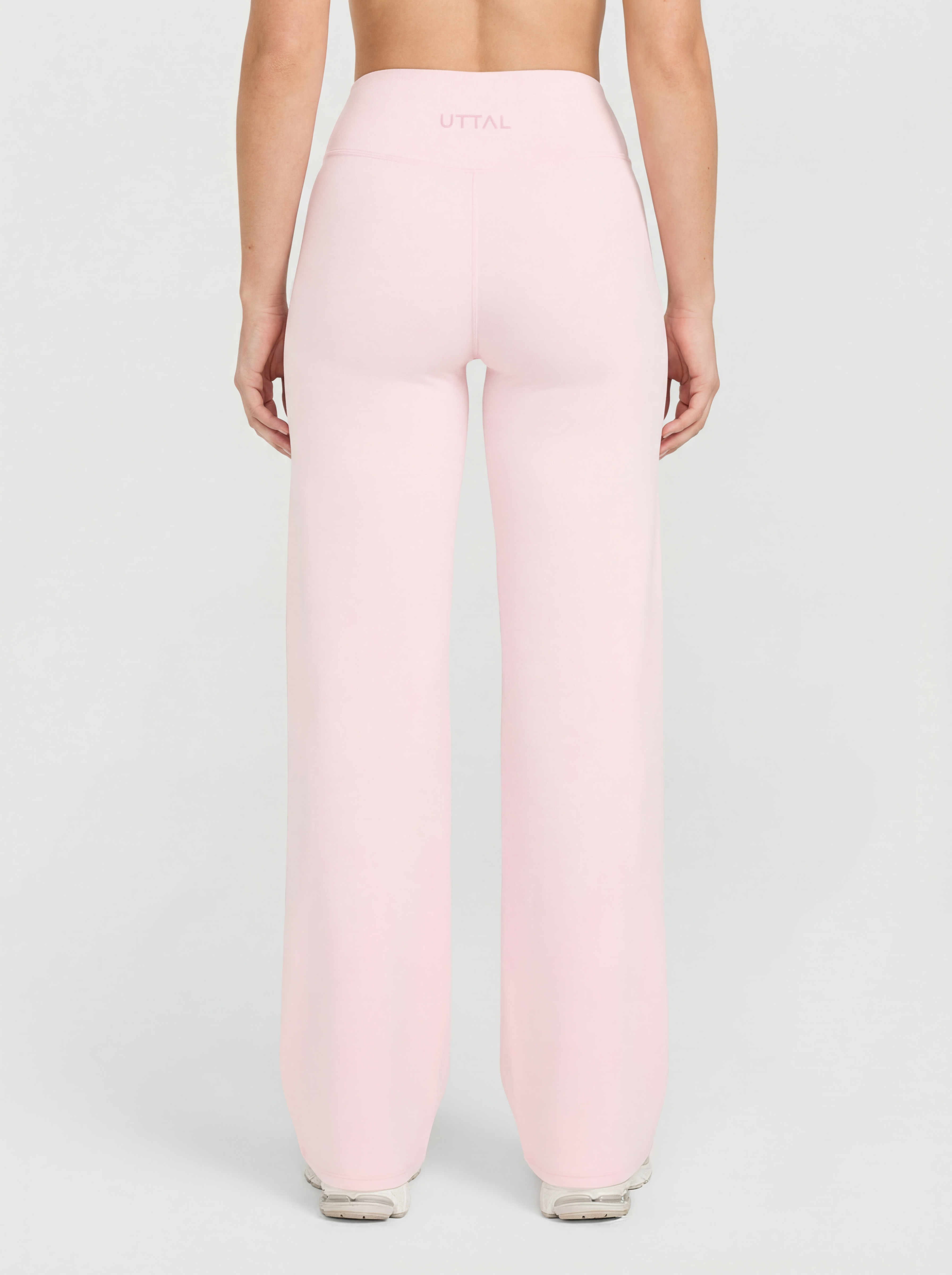 Uttal Straight Wide-Leggings - Pink
