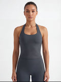 BYB Halter Top - Dark Gray