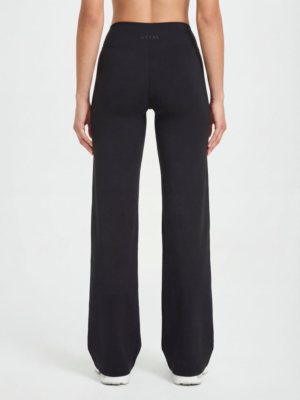 Uttal Straight Wide-Leggings - Black