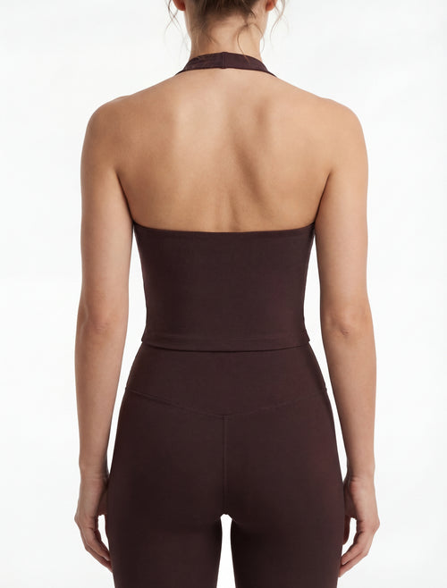 BYB Halter Top - Coffee
