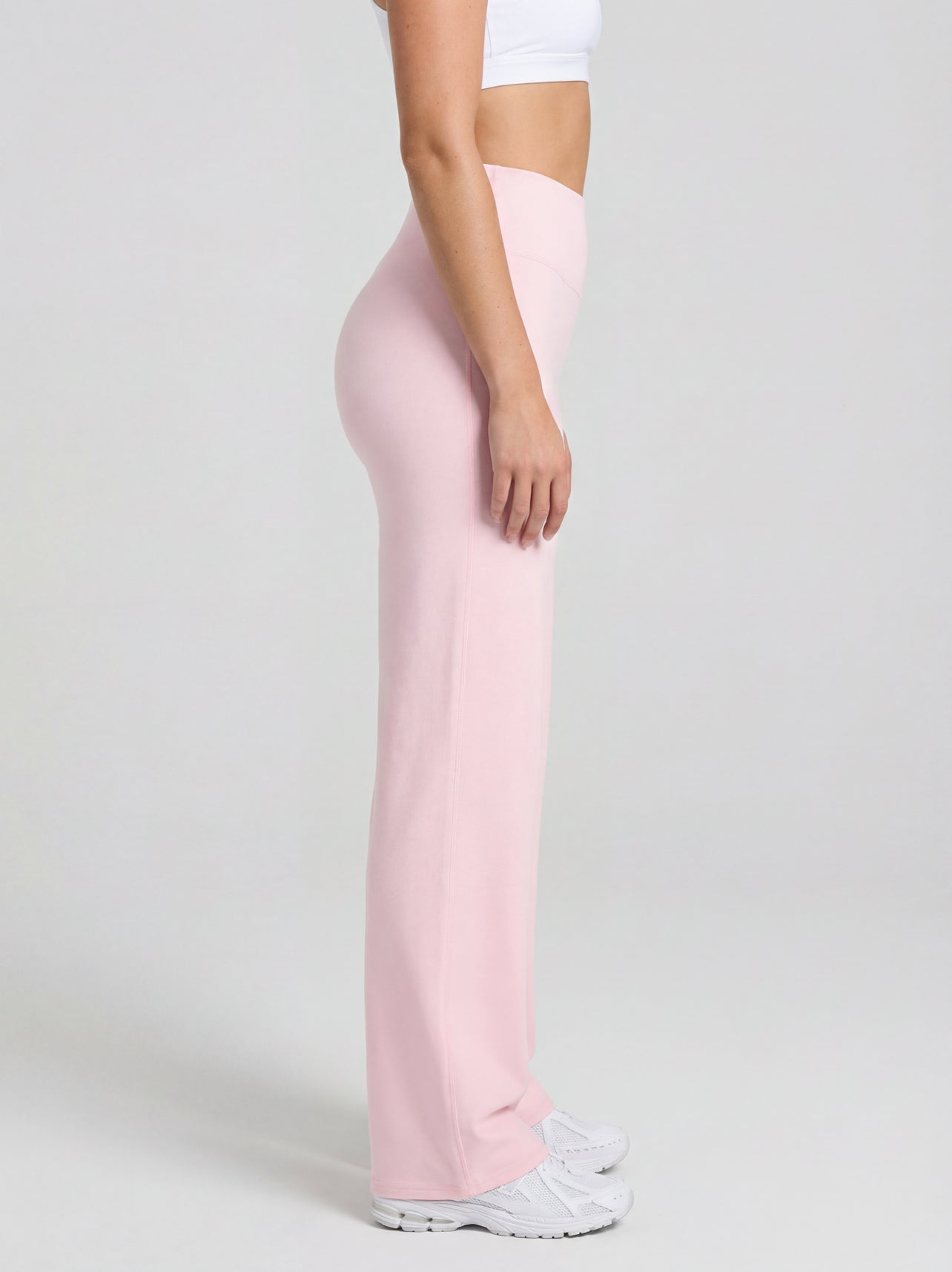 Uttal Straight Wide-Leggings - Pink