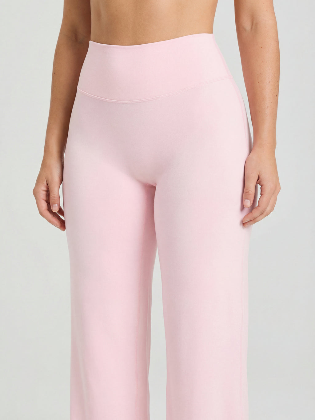 Uttal Straight Wide-Leggings - Pink
