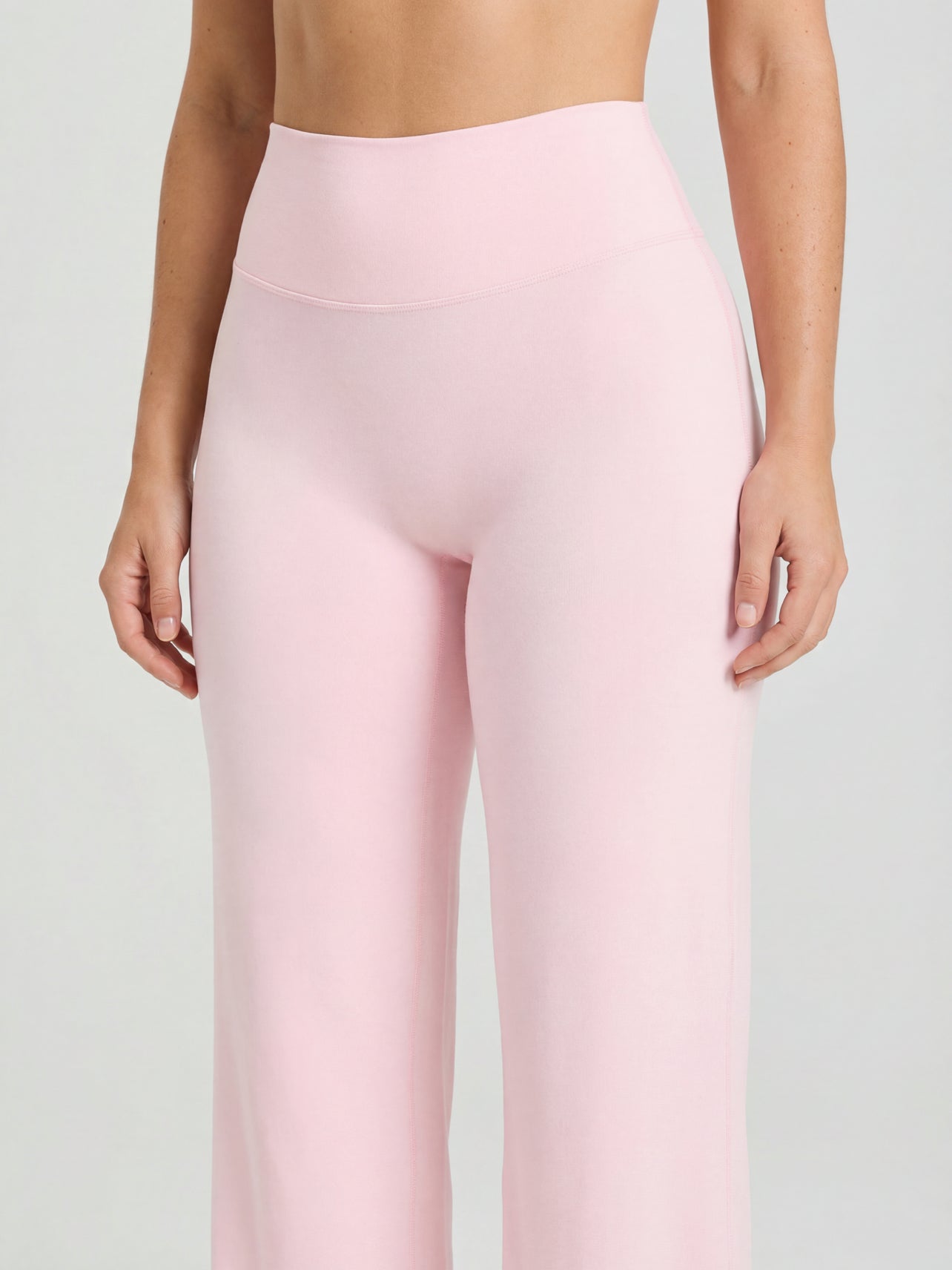 Uttal Straight Wide-Leggings - Pink