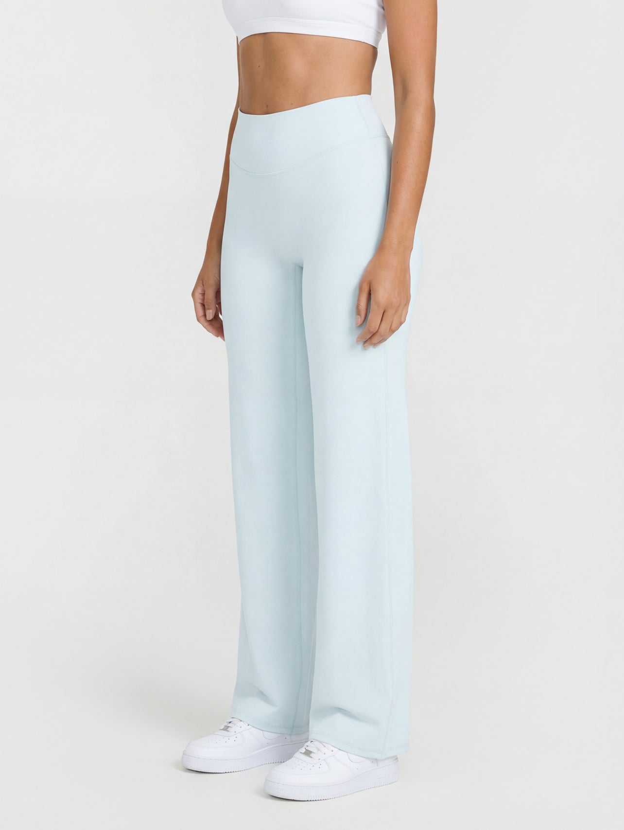 Uttal Straight Wide-Leggings - ICY Blue